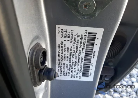 2019 Honda Civic Lx from USA, damaged, VIN 2HGFC2F62KH546291